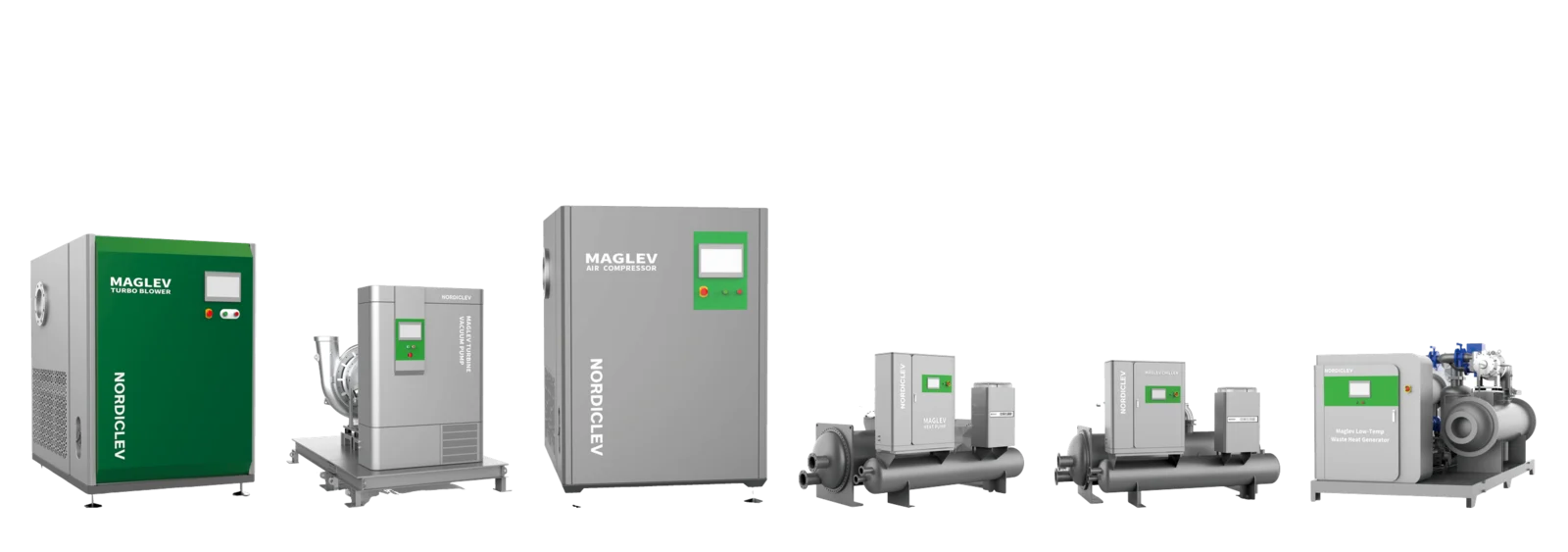 Nordiclev magnetic-levitation industrial equipment range